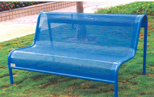 China Steel Bench Brackets Cheap Blue Cast Iron Park Benches