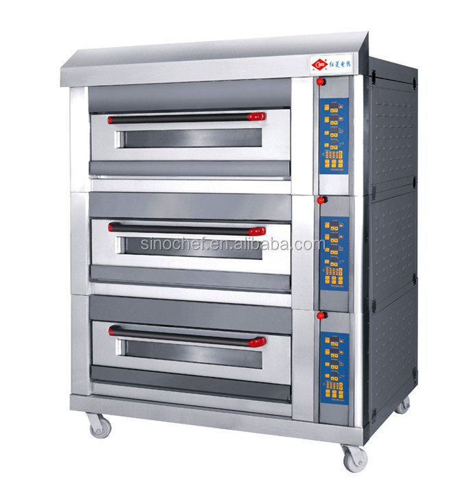 Advanced 3 Layers 6 Trays Electric Wire Heating Oven For Bakery Buy