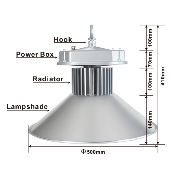 強力な高輝度50w〜100w150w200w工場鉱山産業のledハイベイライト問屋・仕入れ・卸・卸売り