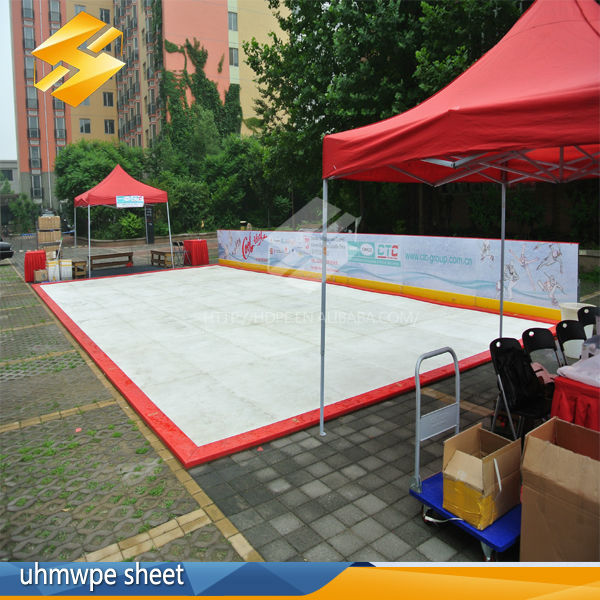 Low Cost Ice Rink Design And Construction Synthetic Ice Rink Board