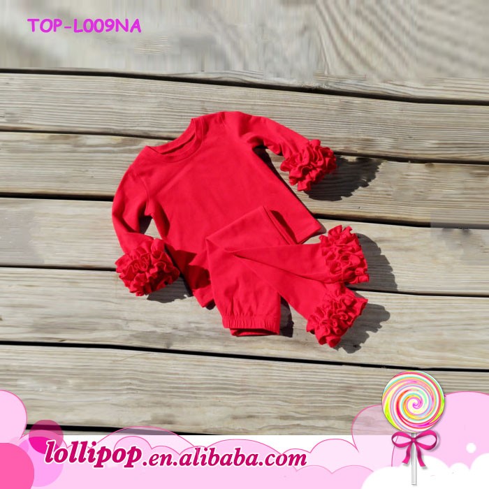 2016バルク卸売子供服幼児かわいい赤ちゃんユニセックスパジャマ服セットファッションクリスマス幼児平野ストライプ衣装仕入れ・メーカー・工場