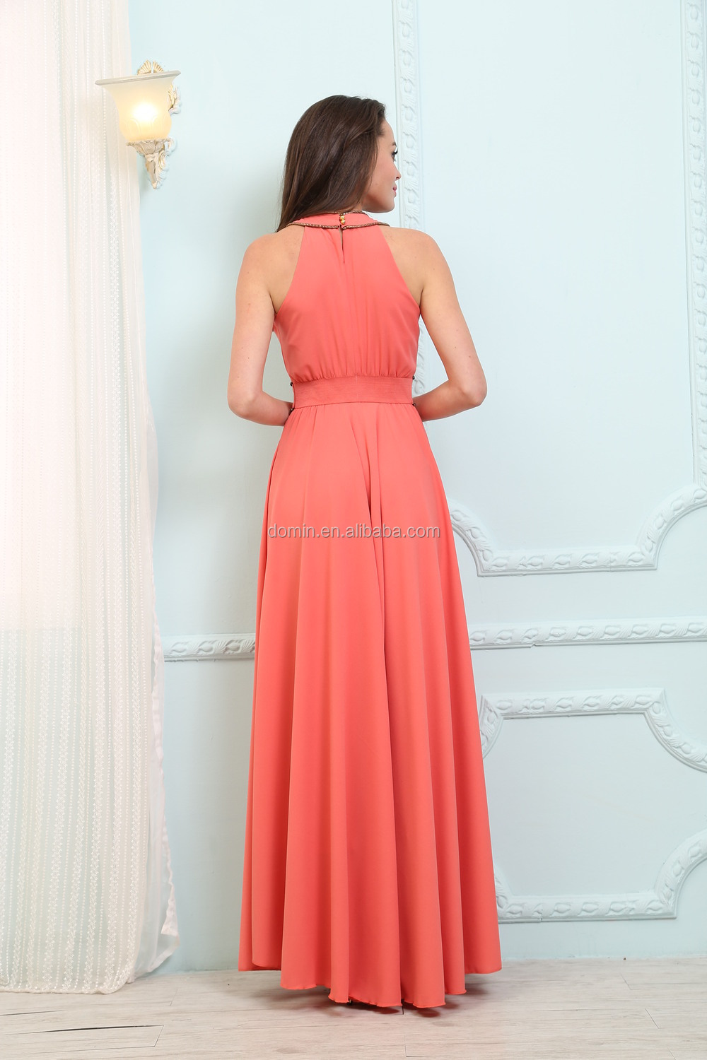 新しいデザインのファッションのマキシの女性ドレス2015仕入れ・メーカー・工場