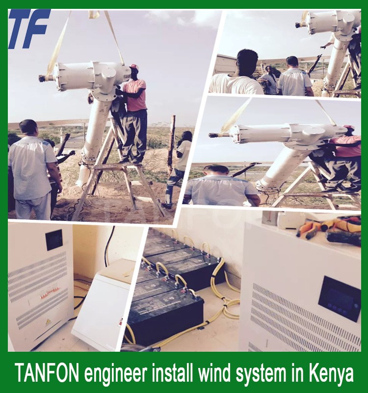 TANFON engineer install wind system in Kenya.jpg