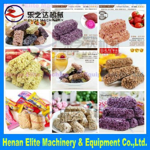Healthy snack oatmeal chocolate candy bar line
