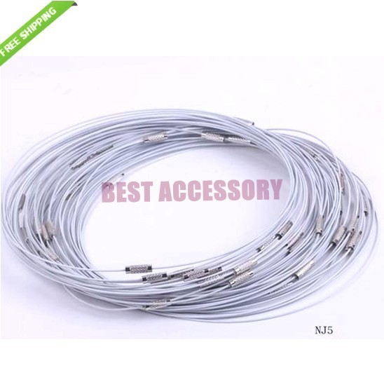 conew_memory wire cord necklace choker0012