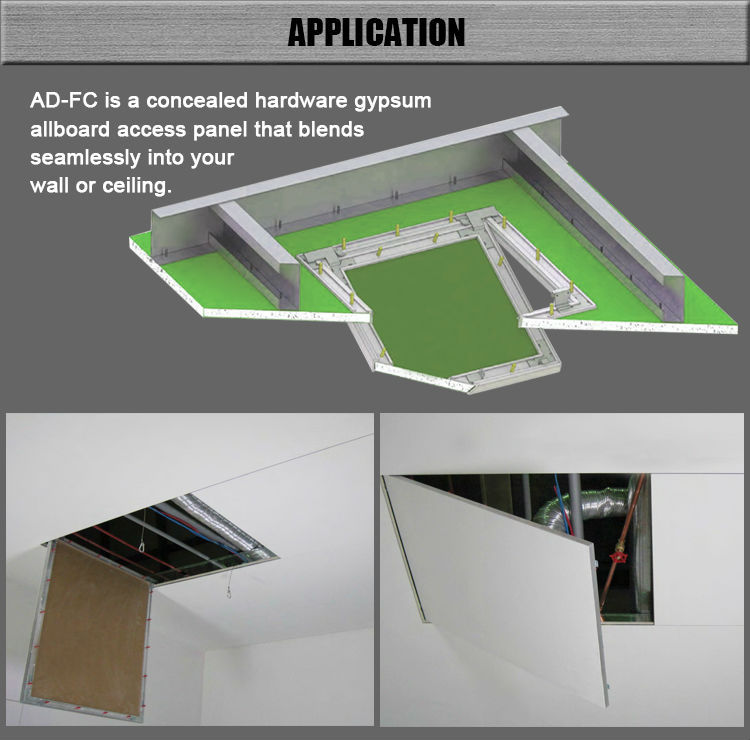 Gypsum Board Aluminum Ceiling Access Panel Ceiling Tile