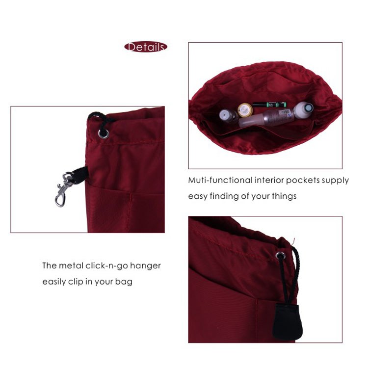 Supplier Best Design Cheapest Nylon Material Contents Cosmetic Bag