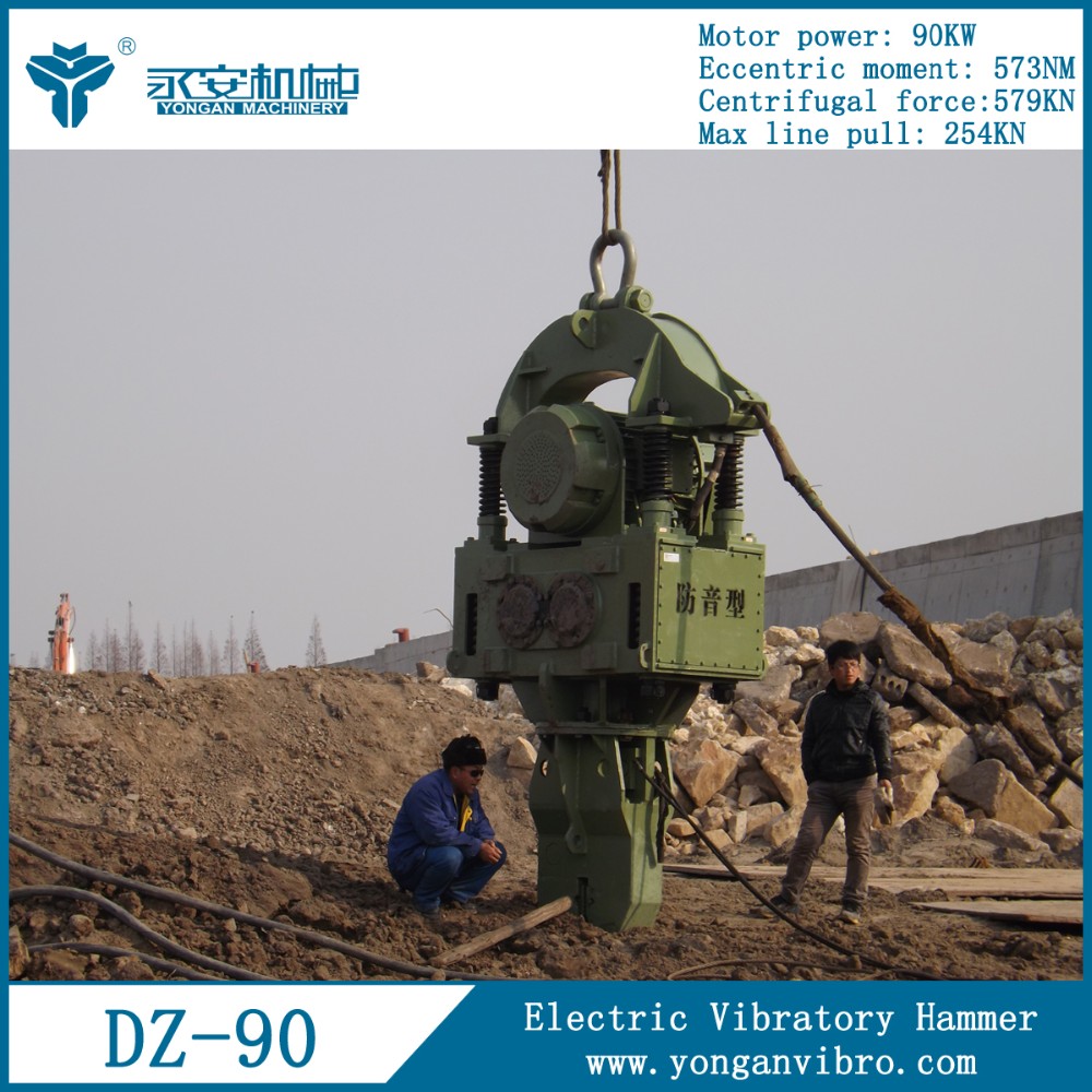 Dz90 Used Good Performance Electric Vibratory Sheet Pile Driving