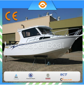 25ft Aluminum Cabin Fishing Boat Full Enclosed - Buy Cabin Boat,Cabin ...