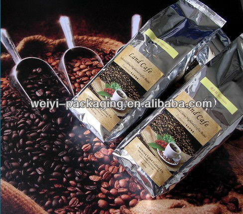 Laminated Kraft Paper Coffee &Tea Bags With Ziplock