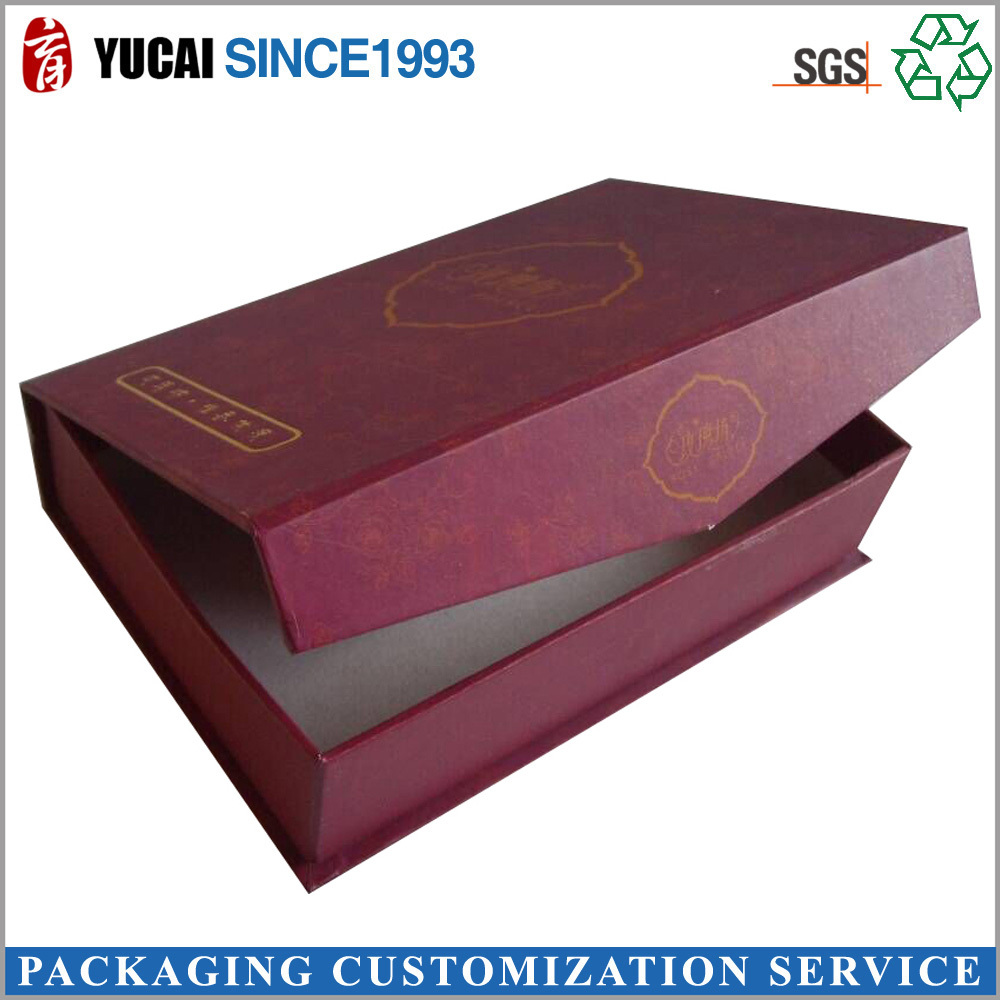 wholesale folding paper packaging gift box with logo printed