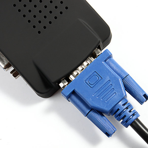 Купить Новый vga адаптер s-video сигнал rca композитный конвертер av ...