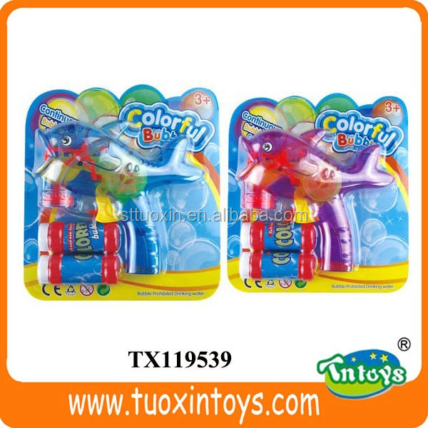 transparent blow gun soap juggle bubbles