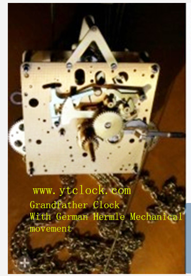 オーク木製ドイツとおじいさんの時計のチェーン駆動7日8-rodhermlyドイツのムーブメント問屋・仕入れ・卸・卸売り