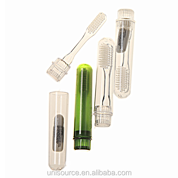 Foldable Airline With Toothpaste Inside 2 In 1 Travel Toothbrush Buy