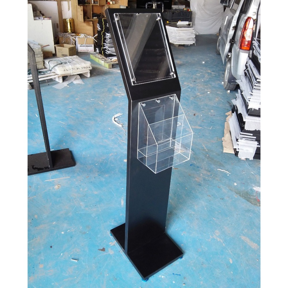 Custom Floor Standing Acrylic Brochure Flyer Leaflet Holders Buy