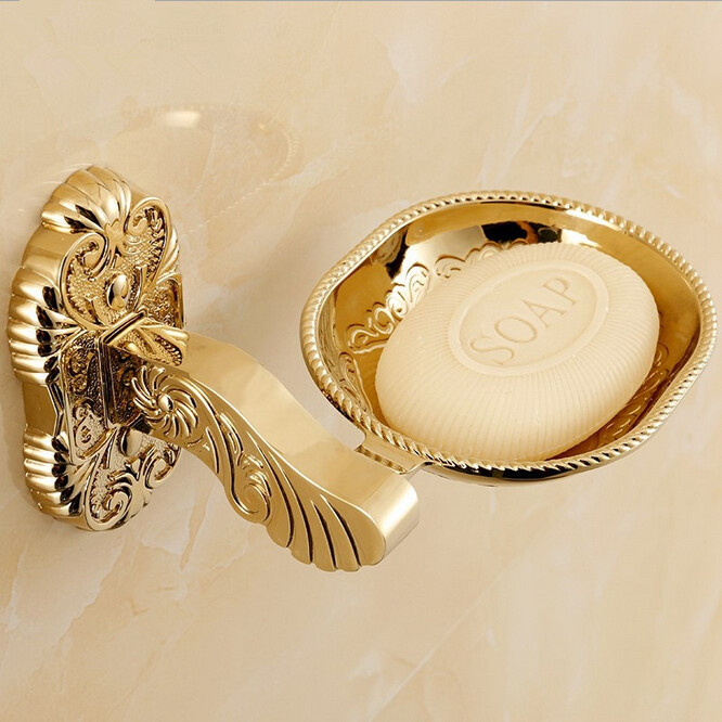 ユニークな亜鉛合金ゴールド豪華な面白いa93009石鹸のシャワーの皿仕入れ・メーカー・工場
