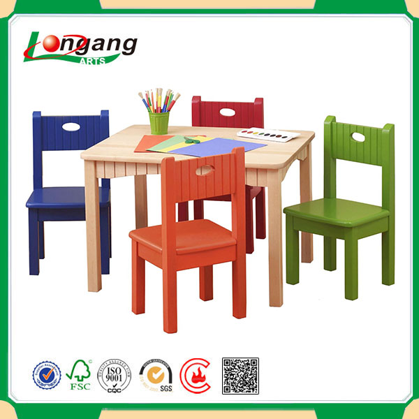kd木材のスタディテーブルキッズルームの家具セット、 学校用家具木材学生の机仕入れ・メーカー・工場