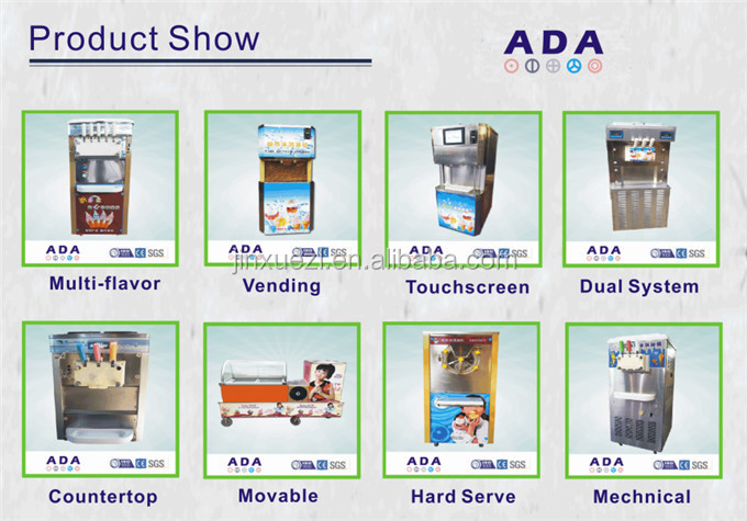New design soft ice cream vending machine