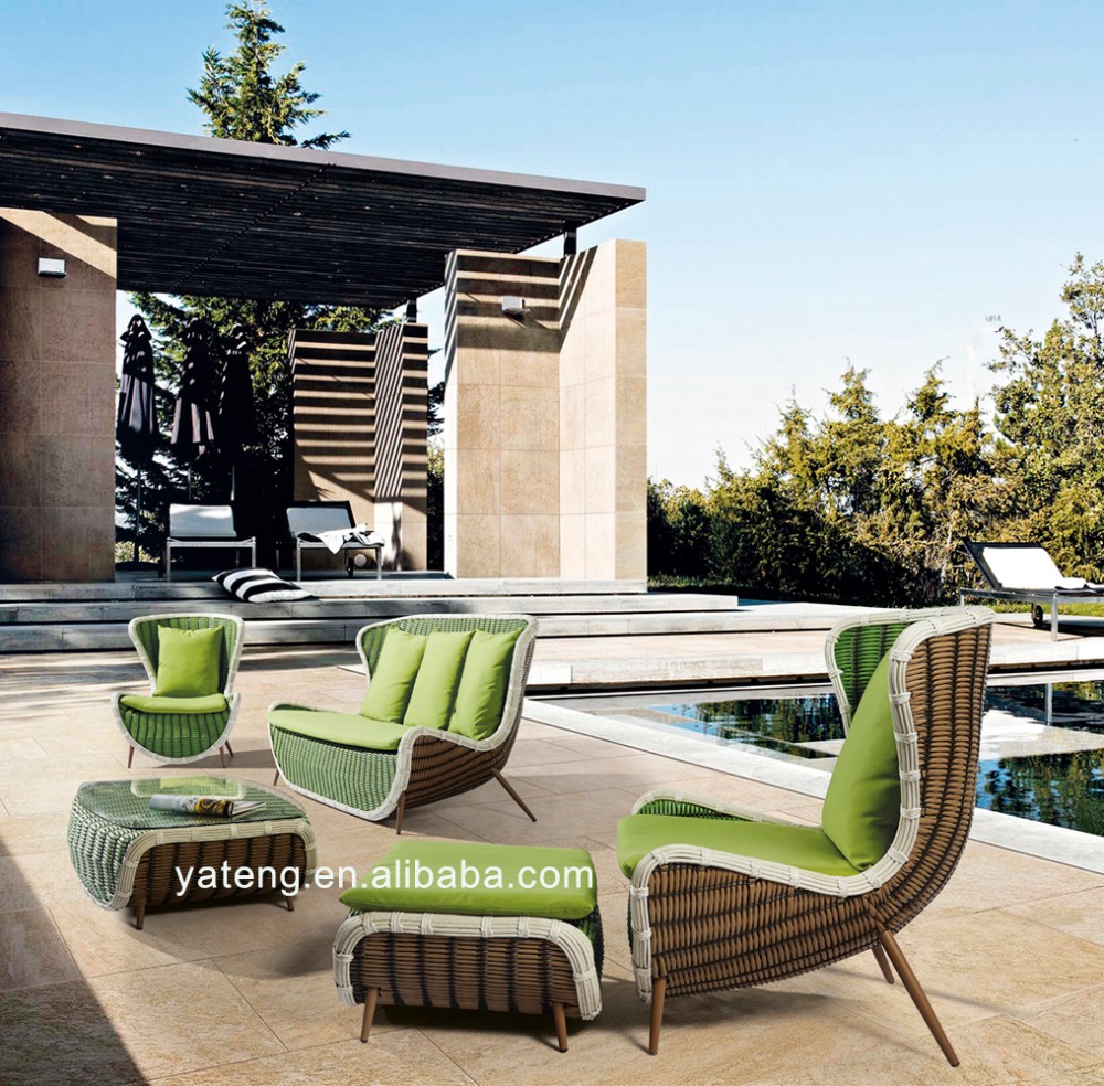 2016 Wholesale Synthetic Rattan Furniture Garden Sofa Set Outdoor