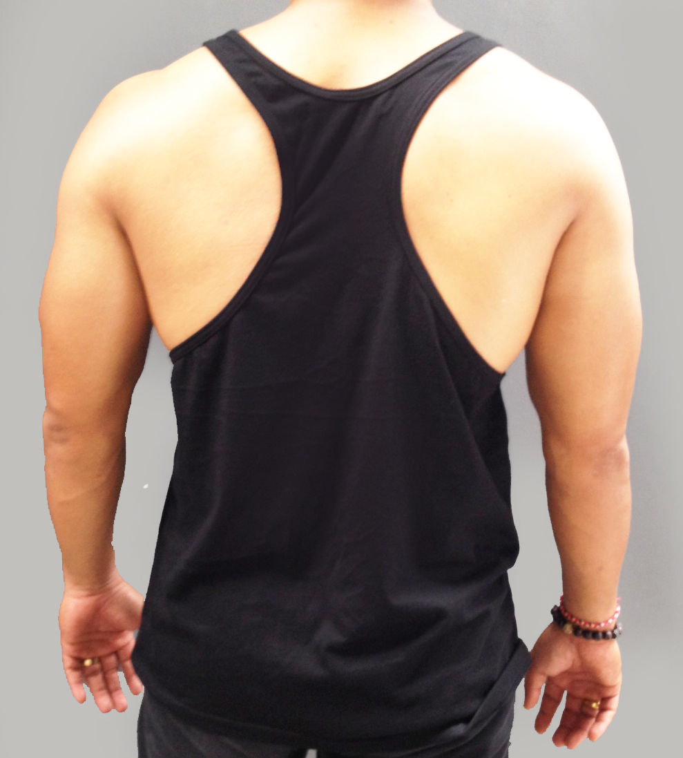 Men Plain Black Cotton Singlet Gym Wear China - Buy Black Cotton ...