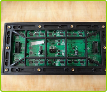high quality hd led display p8 outdoor led module size 256x128 mm led display outdoor SMD P8 back description