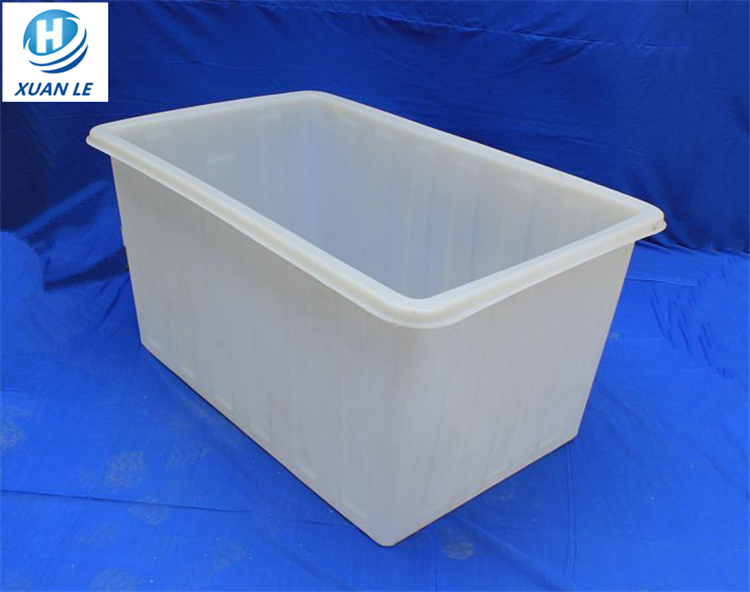 China Supply Food Grade Rectangular Large Plastic Tub Container