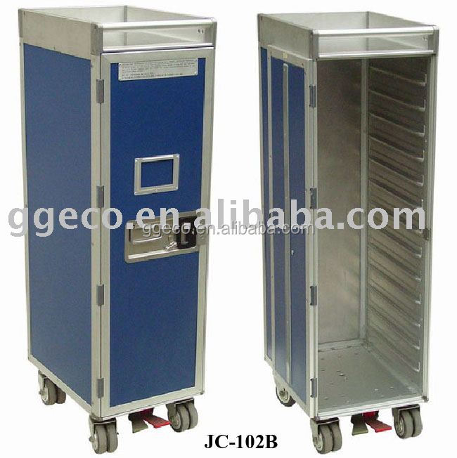 Aircraft Inflight Service Meal Cart,Halfsize Trolley For Aviation