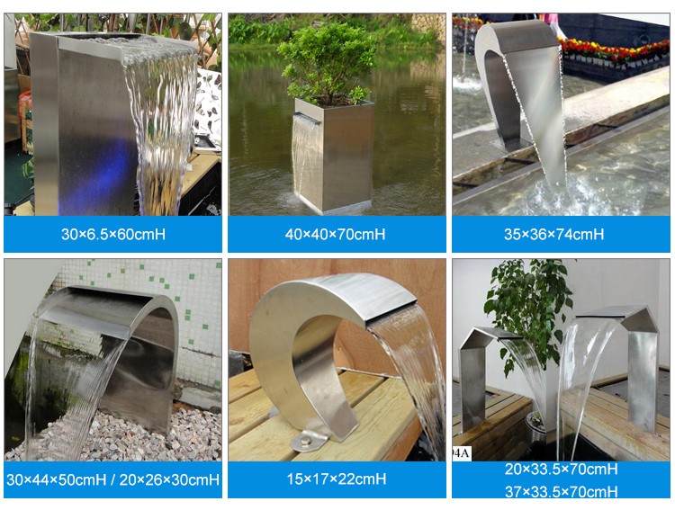 Piccolo pompe per l'acqua esterna della parete cascata acquistare ... Fontana punto acqua inox prezzo