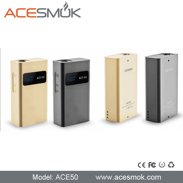 2014 best ecig exgo ACE50 100W box mod for ecigator ecig wholesaler