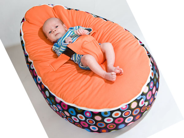 高品質赤ちゃん豆袋のベッドを持つベースで作られた印刷pvc2ソフトベルベットの層からvisiビーンズ工場問屋・仕入れ・卸・卸売り