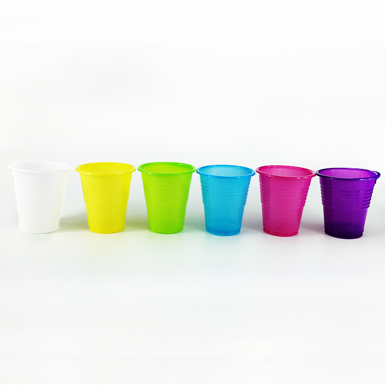 7oz Disposable Rainbow Color Plastic Cup Buy Colored Plastic Cup