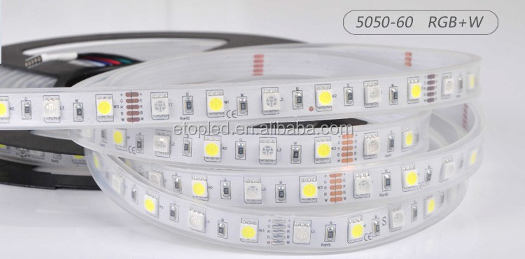 12ボルト5メートル10メートルシリコンチューブ防水smd 5050 rgbw ledフレキシブルストリップ仕入れ・メーカー・工場