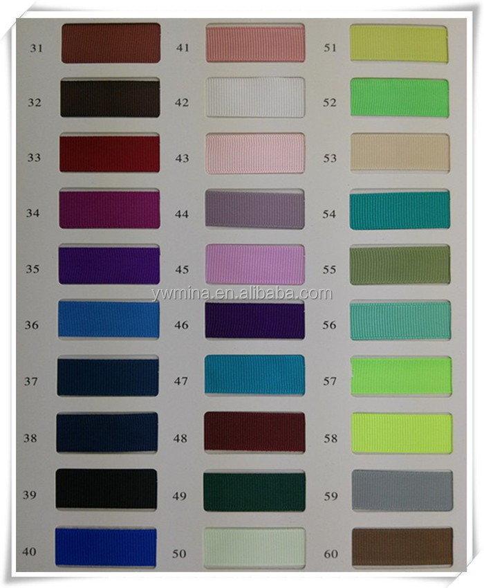 トップ品質安い織グログランリボン用ラッピング付きカード紙包装100ヤード仕入れ・メーカー・工場