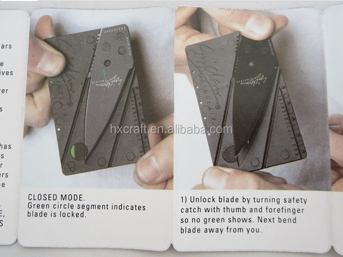 シンクレアiaincardsharp2オーセンティックを持つフォールディングナイフのクレジットカードサイズのシリアル番号が記載された黒刃問屋・仕入れ・卸・卸売り