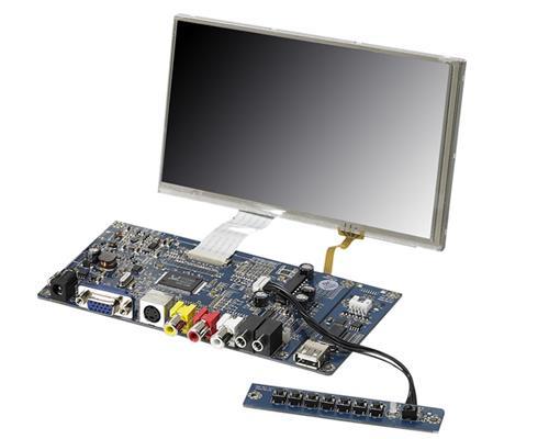 7インチ4線式抵抗タッチスクリーンモジュールtft skd液晶ディスプレイ付きvga hdmi av入力仕入れ・メーカー・工場