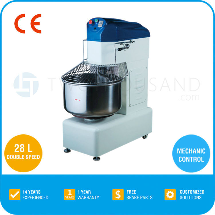 Dough Mixer - 28 Liters, Mechanic Control, Double Speed, CE, HS30B-1