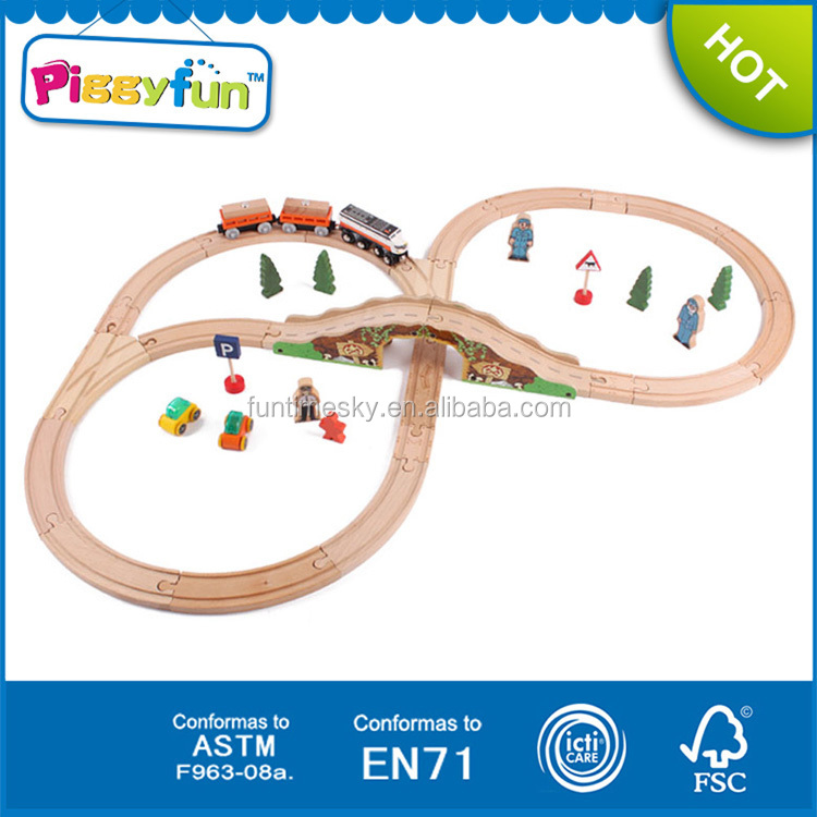 2015新しい子供の木製のおもちゃの列車、 高品質の子供たち木の列車のおもちゃ、 人気のあるat11836木製トレインセット問屋・仕入れ・卸・卸売り