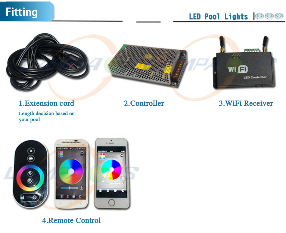 価格が非常に低いエネルギー効率の高いタッチwifiコントロールリモートまたはip68色が変化する水中噴水のライト問屋・仕入れ・卸・卸売り