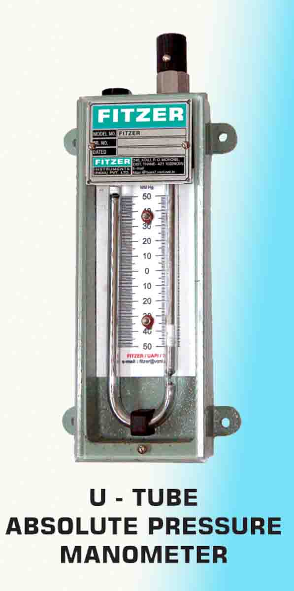 Utube Absolute Pressure Manometer Buy Pressure Manometer Product on