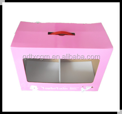 Custom size and shapes red wine paper gifts box, red wine display boxes
