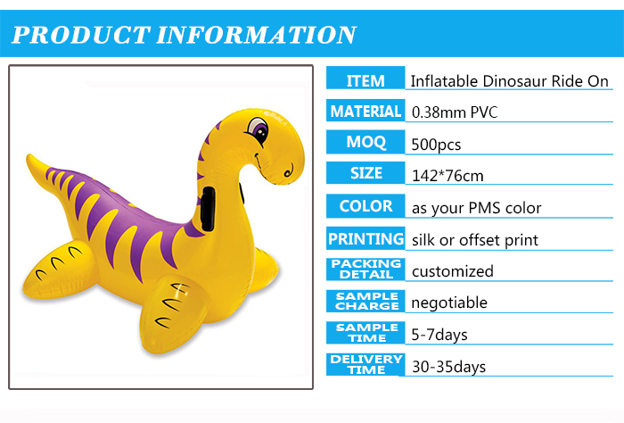 Inflatable Dinosaur 76cm Items Inflatable Dinosaur 76cm Items