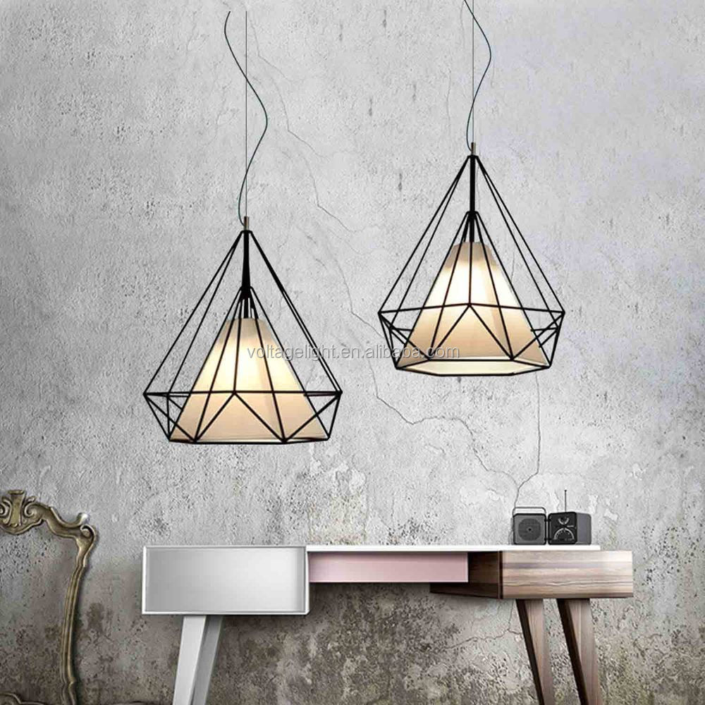 Heet verkoop moderne vintage industriële loft zwarte draad lamp ...