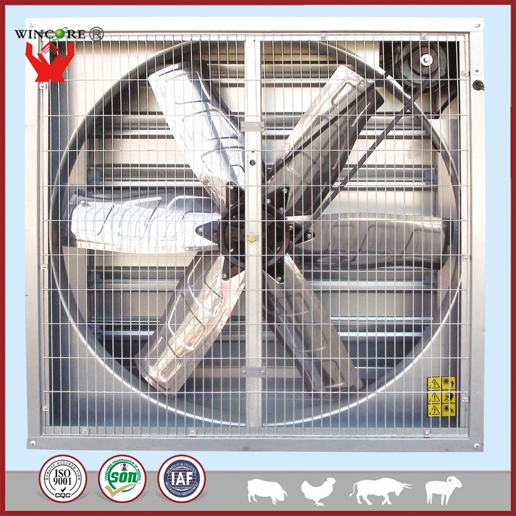 Yonggao農業最高品質ceとccc 430ステンレス鋼1400ミリメートルx 1400ミリメートルx 400ミリメートル空気排気ファン仕入れ・メーカー・工場