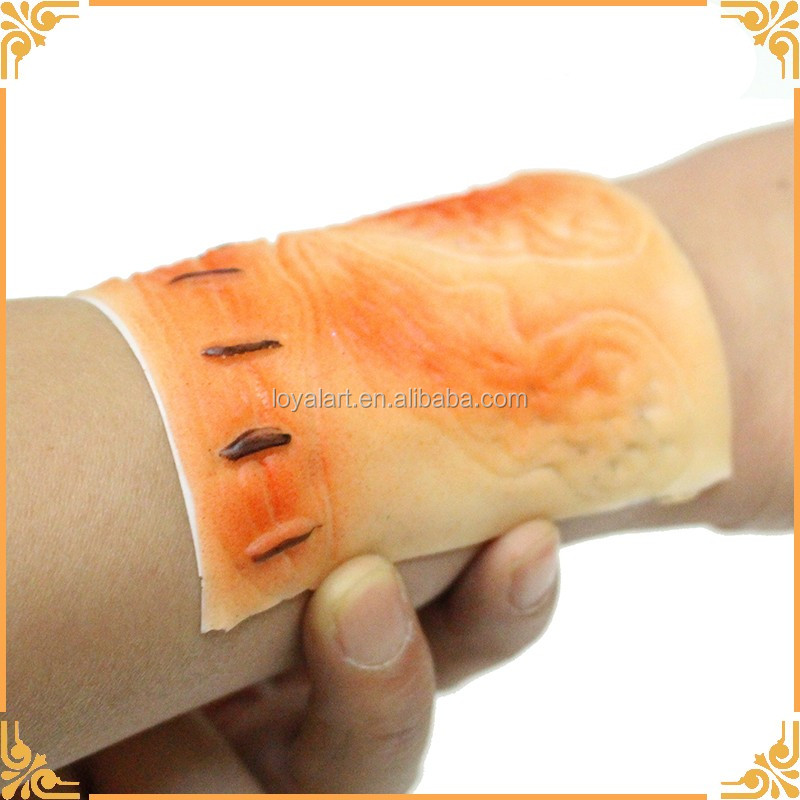 Temporary Fake Skin Scars Halloween Decoration Fancy Dress Ecofriendly
