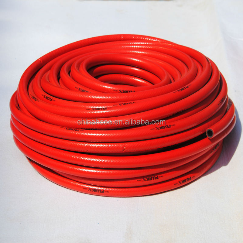 Jinguan Supply Heavy Duty 8mm Red Pvc Lpg Flexible Propane Gas Hose