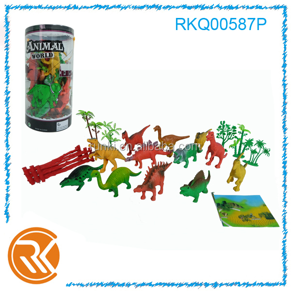 鮮やかな熱い販売の動物のおもちゃプラスチック製の恐竜のおもちゃセット問屋・仕入れ・卸・卸売り