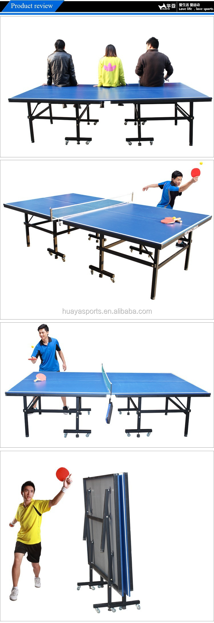 2016標準サイズ高品質卸売現代卓球テーブル仕入れ・メーカー・工場