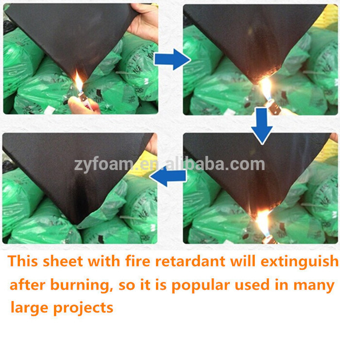 NBR/PVC rubber plastic foam heating insulation/waterproof rubber foam