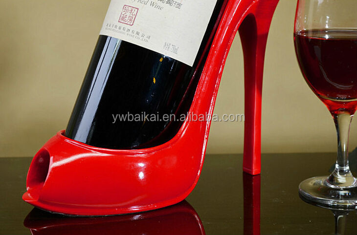 新しい到着の2015手作りの装飾的なハイヒールの靴のワインホルダー問屋・仕入れ・卸・卸売り